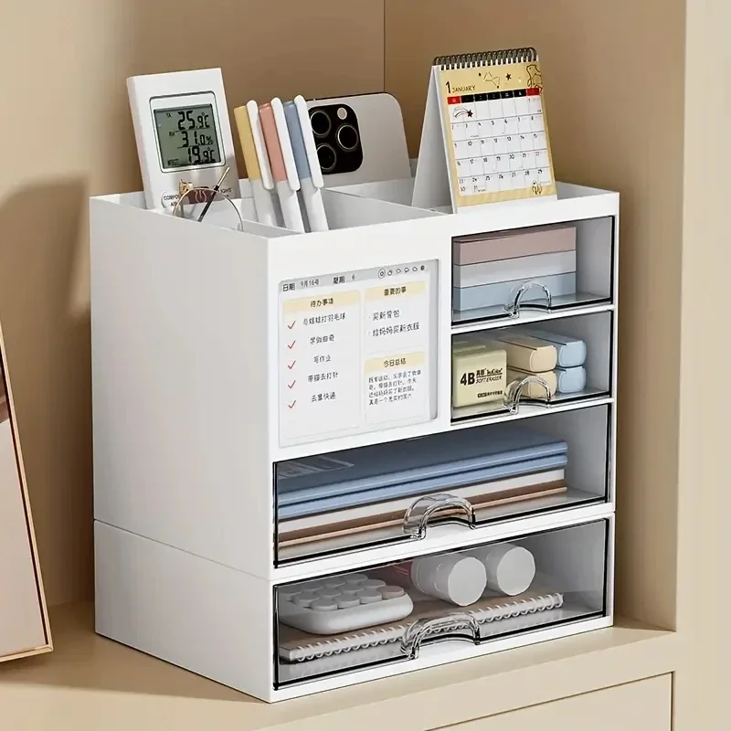 Desktop Drawer Organizer Storage Box - Office Desk Organizer