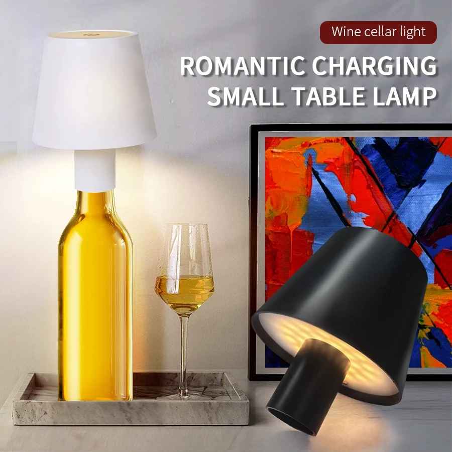 Rechargeable LED Touch Desk Lamp - Dimmable Ambient Light